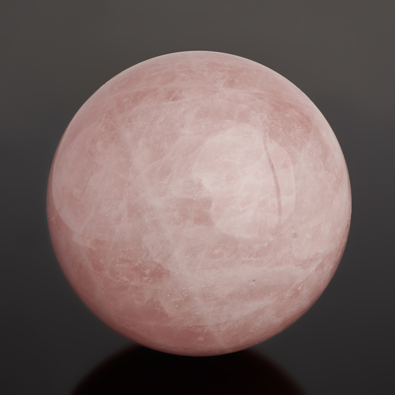 Шар розовый кварц Бразилия 7,5 см