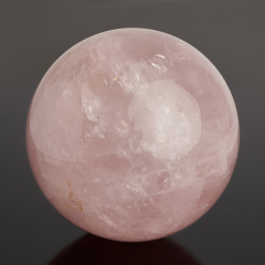 Шар розовый кварц Бразилия 8 см