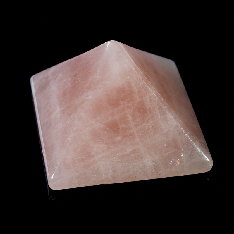 Пирамида розовый кварц 4 см