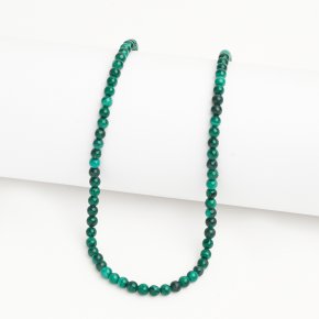 Бусина малахит Конго шарик 4&nbsp;мм (нить)