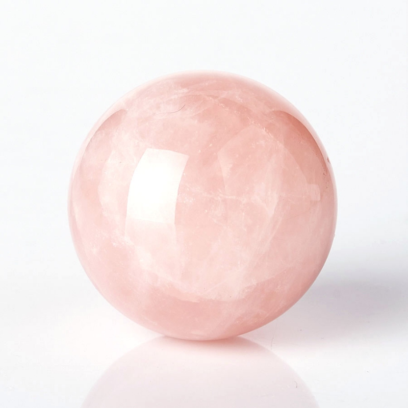 Шар розовый кварц Мадагаскар 3,5 см