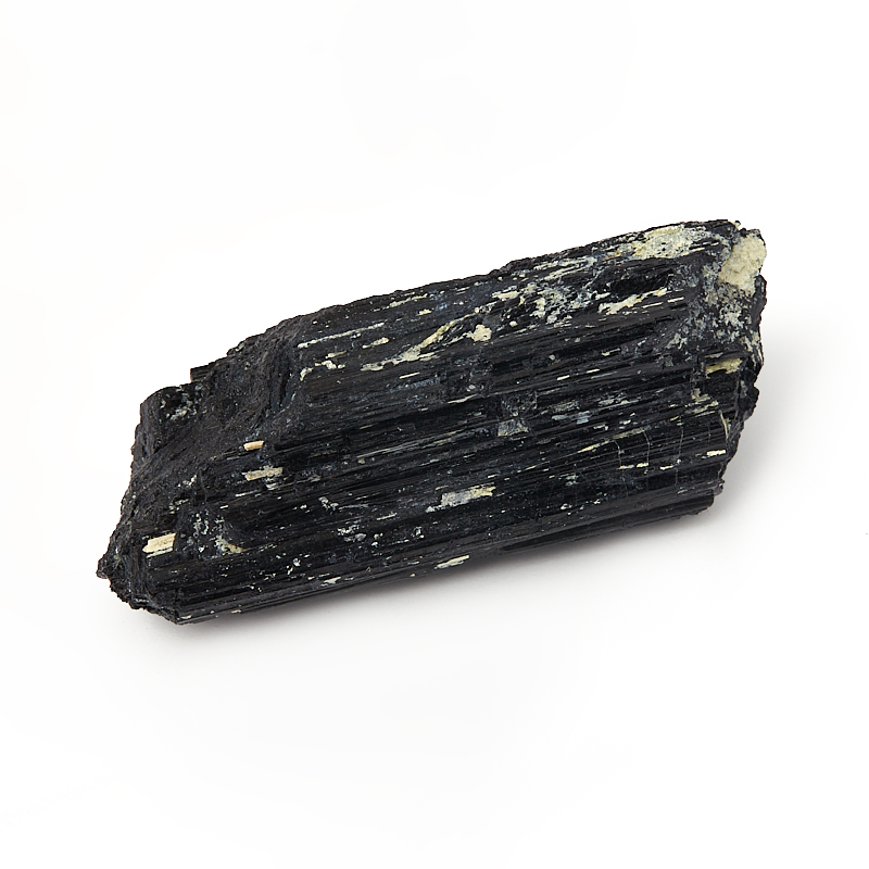 Кристалл турмалин черный (шерл) Бразилия M (7-12 см)
