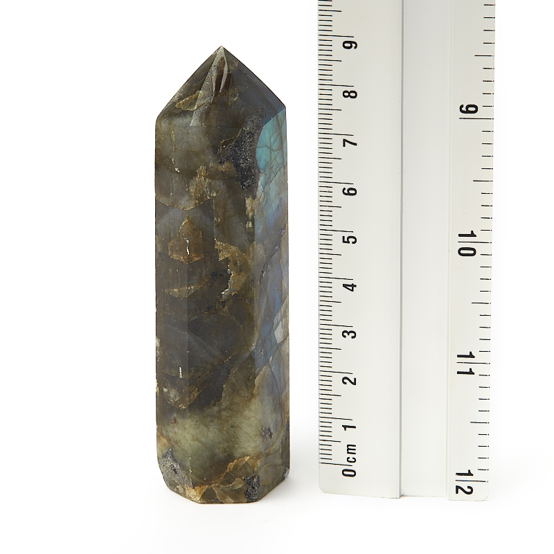 Кристалл лабрадор Мадагаскар (ограненный) M (7-12 см)