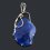 Кулон азурит Россия (нейзильбер) 6 см