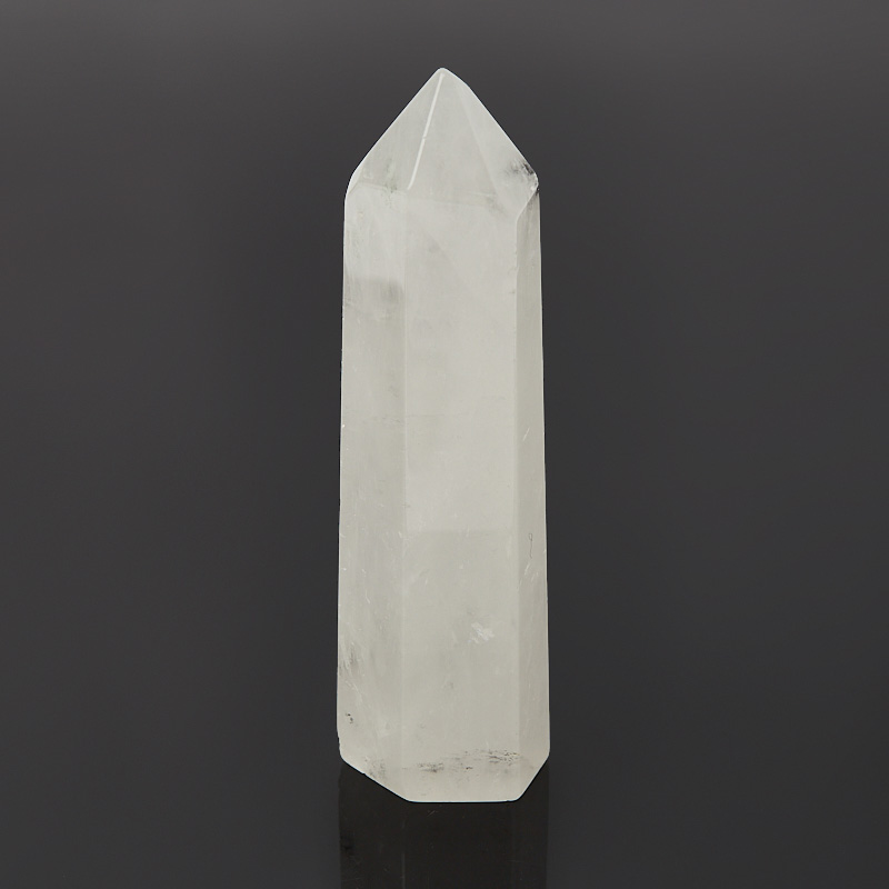 Кристалл кварц с турмалином Бразилия (ограненный) M (7-12 см)
