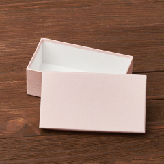Подарочная упаковка (картон) универсальная (коробка) (розовый) 105х55х40 мм