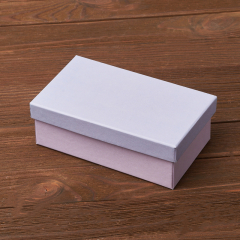 Подарочная упаковка (картон) универсальная (коробка) (фиолетовый) 125х70х45 мм