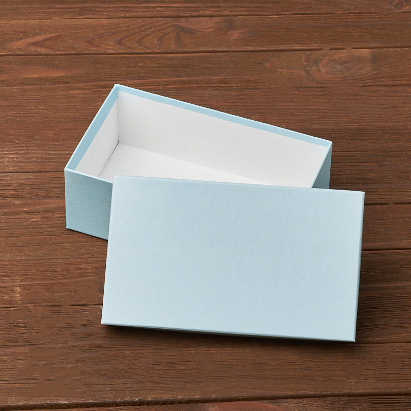 Подарочная упаковка (картон) универсальная (коробка) (бирюзовый) 165х95х60 мм