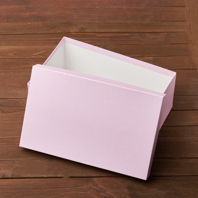 Подарочная упаковка (картон) универсальная (коробка) (розовый) 260х165х105 мм