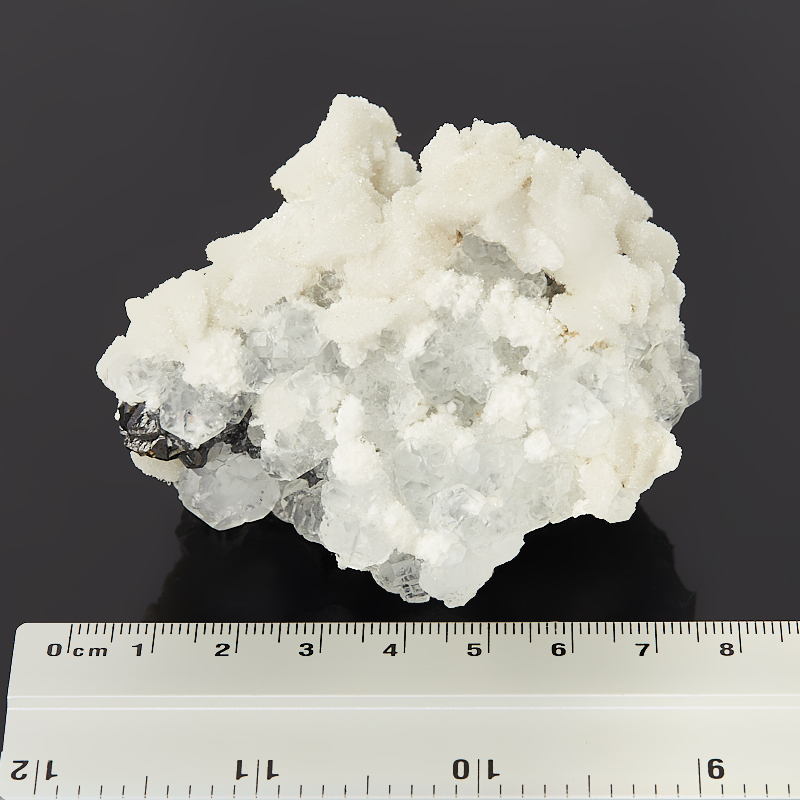 Образец микс кальцит, сфалерит, флюорит M (7-12 см)