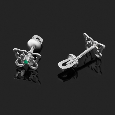 Купить серьги с изумрудом - продажа по низкой цене в интернет-магазине ...