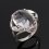 Кольцо горный хрусталь Бразилия (серебро 925 пр.) огранка размер 17