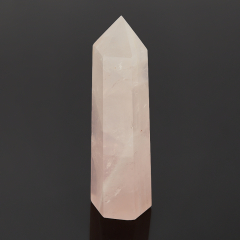 Кристалл розовый кварц Мадагаскар 7-9 см (ограненный) (1 шт)