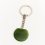 Брелок нефрит зеленый Россия (биж. сплав) 2-3 см