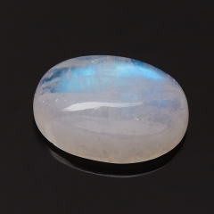 Кабошон лунный камень (адуляр) Индия (1 шт) 14*10 мм