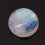 Кабошон лунный камень (адуляр) Индия (1 шт) 10 мм