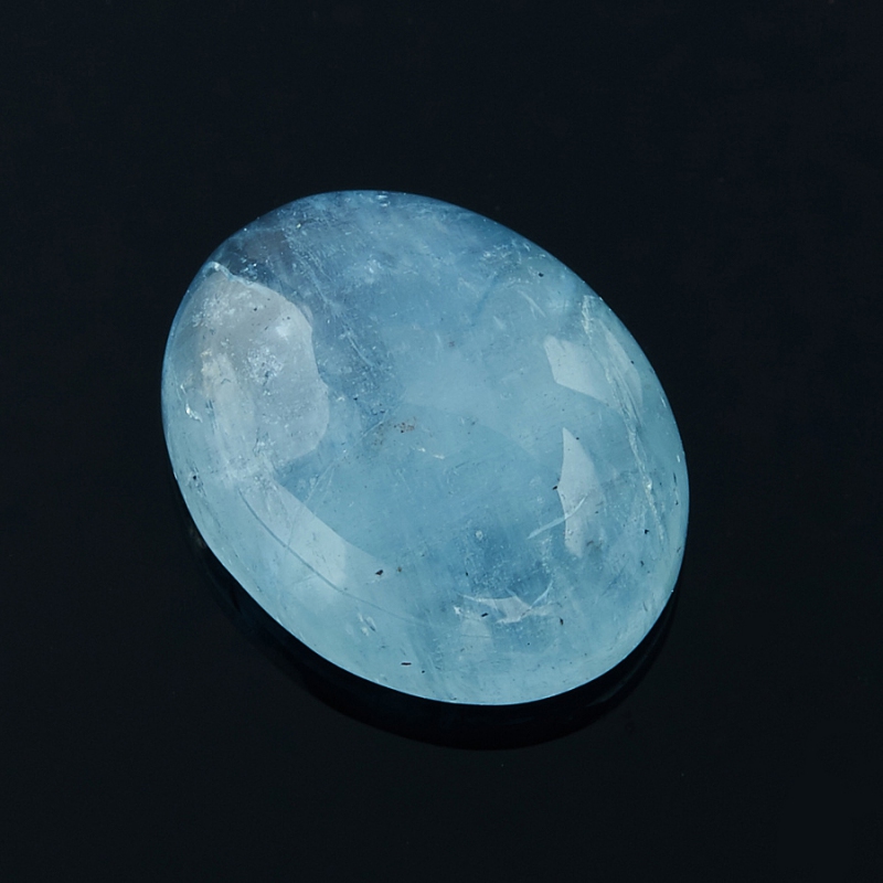 Кабошон аквамарин Бразилия (1 шт) 16*12 мм