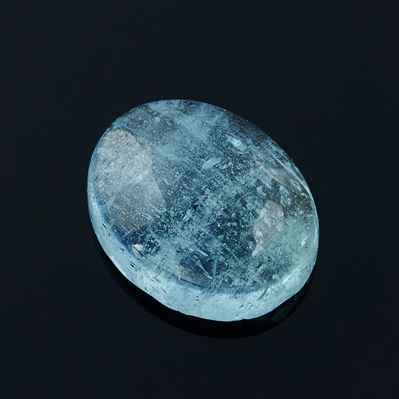 Кабошон аквамарин Бразилия (1 шт) 16*12 мм