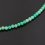 Чокер хризопраз Казахстан огранка 3 мм 40 см (+7 см) (сталь хир.)