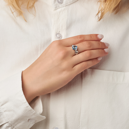 Купить кольцо с топазом - продажа по низкой цене в интернет-магазине ...