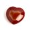 Сердечко агат красный Бразилия 3 см