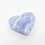 Сердечко агат голубой Намибия 3 см