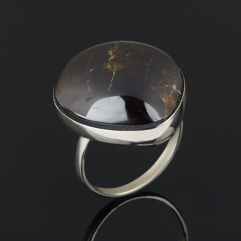 Кольцо гранат андрадит Россия (нейзильбер) размер 18