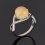 Кольцо сердолик Ботсвана (серебро 925 пр.) размер 17,5