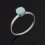 Кольцо изумруд Колумбия (серебро 925 пр. родир. бел.) огранка размер 18