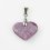 Кулон чароит Россия (биж. сплав) сердечко 3 см