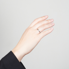 Кольцо раухтопаз Бразилия (серебро 925 пр. родир. бел.) огранка размер 17