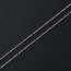 Цепь (серебро 925 пр. родир. бел.) полновесная фигаро 60 см Россия