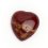 Сердечко яшма красная ЮАР 2,5 см