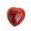 Сердечко яшма красная ЮАР 2,5 см