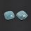 Кабошон аквамарин Португалия 17*17*6 мм (набор) (2 шт)