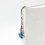 Закладка для книг апатит синий Бразилия (биж. сплав, сталь хир., стекло) 12 см