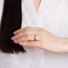 Кольцо топаз Бразилия огранка (серебро 925 пр. позолота) размер 18