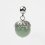 Кулон авантюрин зеленый Индия (сталь хир.) 2,5 см