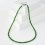 Чокер хромдиопсид Россия (сталь хир.) огранка 3 мм 37 см (+7 см)