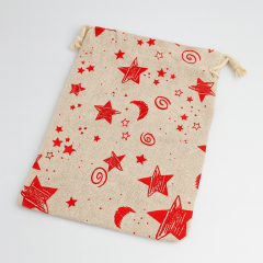 Подарочная упаковка (текстиль) универсальная (мешочек плоский) 170х120 мм