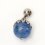Кулон кианит синий Бразилия (сталь хир.) 2,5 см