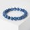 Браслет кианит синий Бразилия 9 мм 18 см
