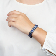 Браслет содалит Бразилия огранка 18 см