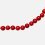 Бусы коралл красный Индонезия 6&nbsp;мм 45&nbsp;см (+5&nbsp;см) (биж. сплав)
