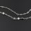 Колье микс гематит, лунный камень (сталь хир.) 4 мм 44 см (+7 см)