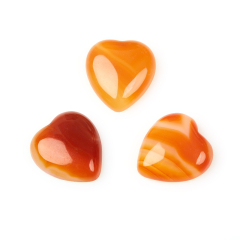 Сердечко сердолик Ботсвана 2,5 см