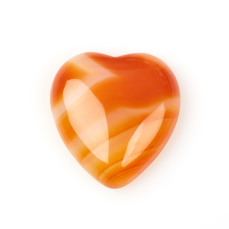 Сердечко сердолик Ботсвана 2,5 см