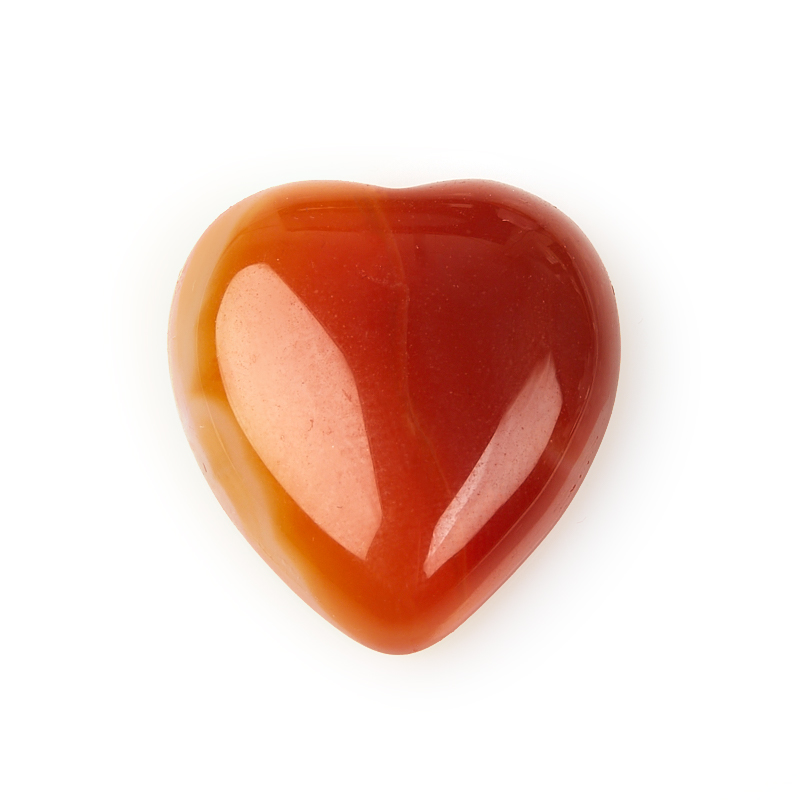 Сердечко сердолик Ботсвана 2,5 см