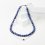 Чокер лазурит Афганистан (сталь хир.) 38 см (+7 см)