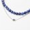 Чокер лазурит Афганистан (сталь хир.) 38 см (+7 см)